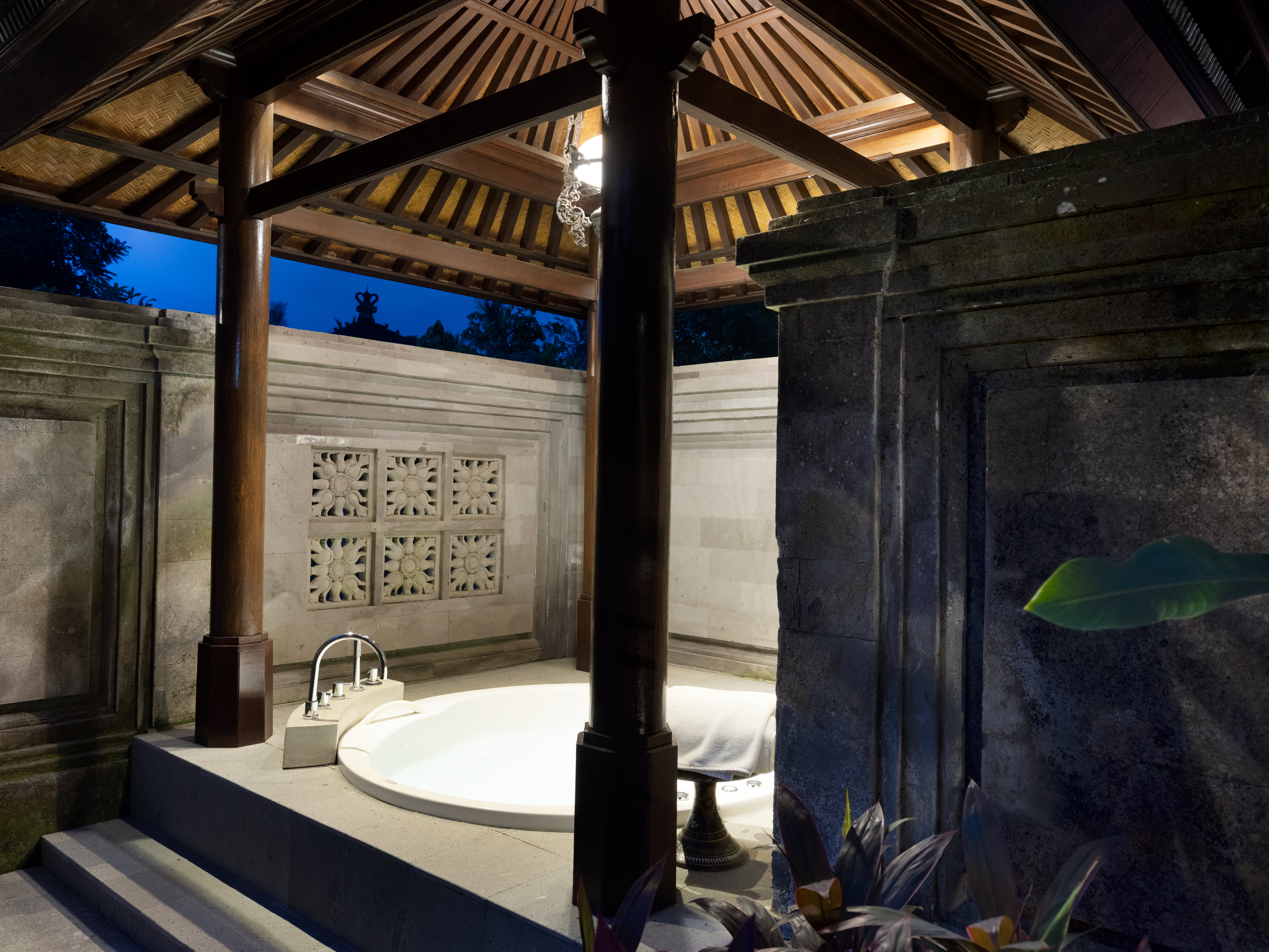 Outdoor Jacuzzi at The Hadiprana Villa